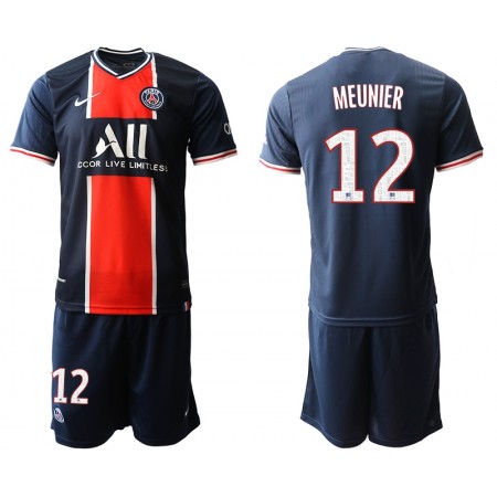 Paris Saint-Germain Fotbollströjor Thomas Meunier 12 Barn Hemma tröja 2020/21 Kortärmad
